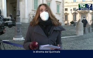 Giornalista in diretta dal Quirinale