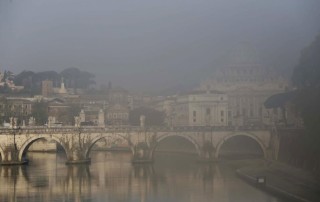 Roma nebbia