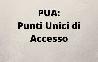 PUA Punti Unici di Accesso